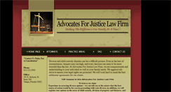 Desktop Screenshot of forlegaljustice.com